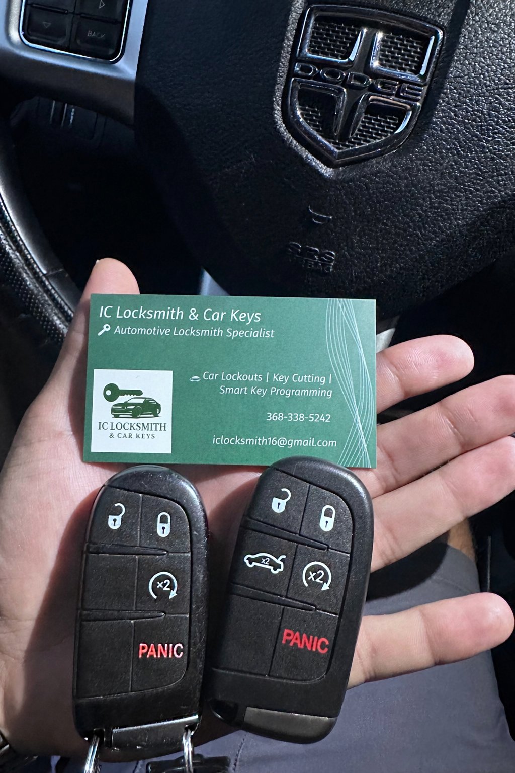 Dodge smart key programming Calgary - IC Locksmith