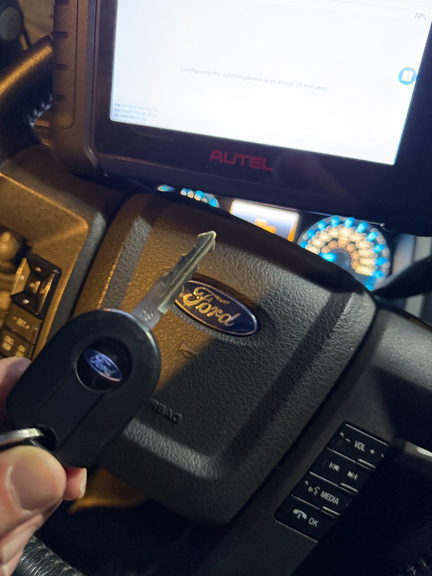 Ford key replacement with Autel programmer Calgary
